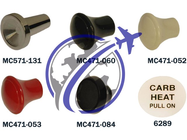 Control Knobs for Piper Aircraft