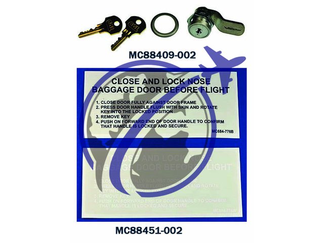 Nosecone Baggage Door Latch/Lock Kits